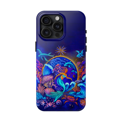 Celestial Extraterrestrial I Tough Phone Case for Mermaid Lovers