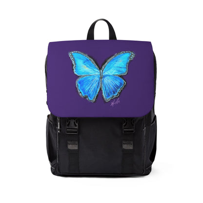 Butterfly Unisex Casual Shoulder Backpack