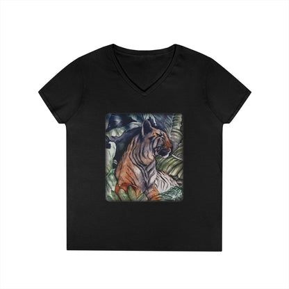 Watchful Warrior Ladies' V-Neck T-Shirt