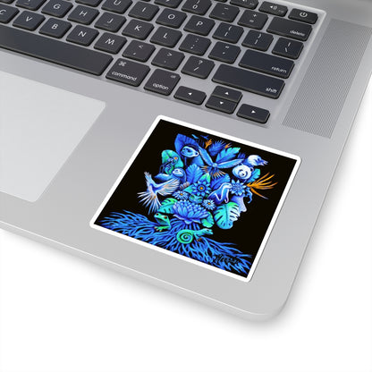 Out of the blue Kiss-Cut Stickers