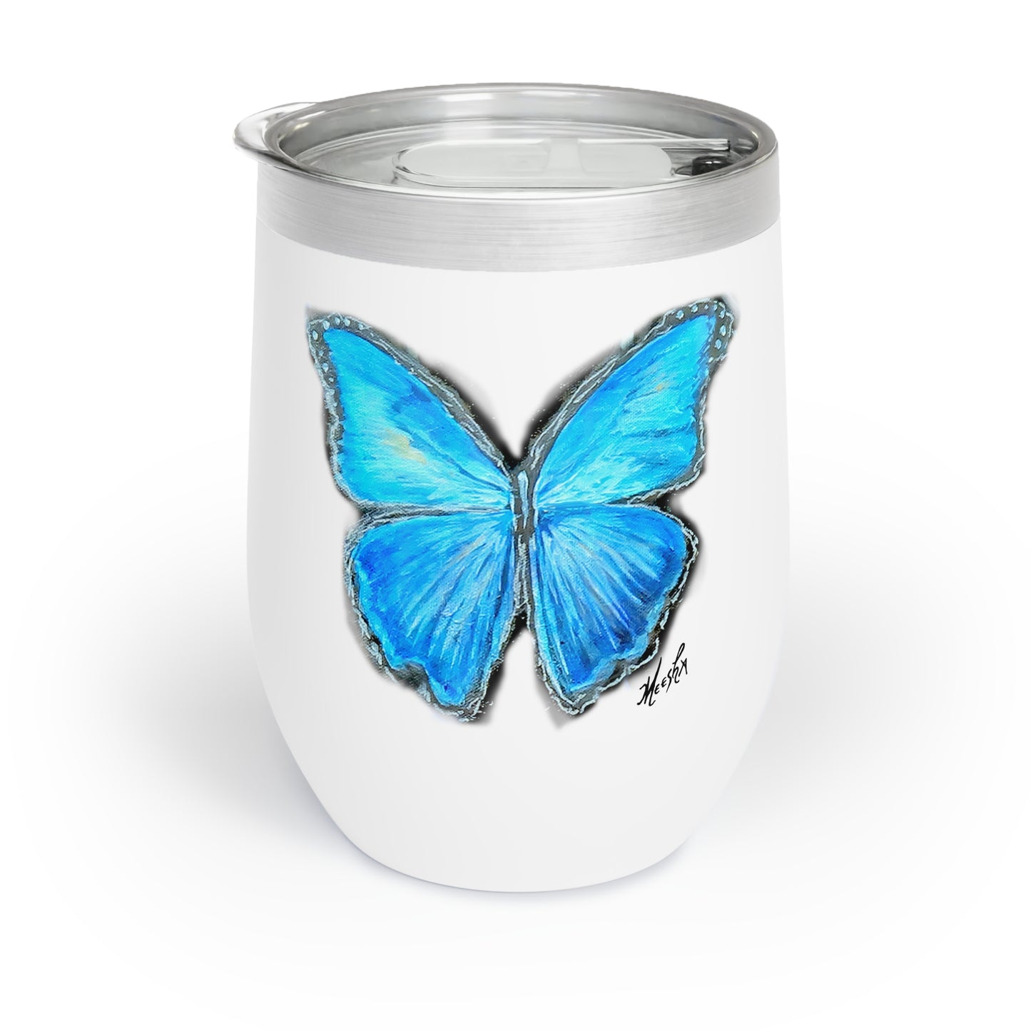 Butterfly Chill Wine Tumbler, 12oz