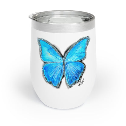 Butterfly Chill Wine Tumbler, 12oz