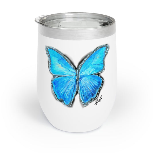 Butterfly Chill Wine Tumbler, 12oz