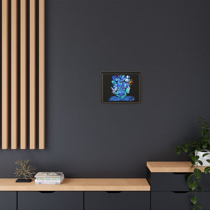 Out of The Blue Framed Canvas Print