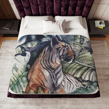 Watchful Warrior Super Snuggly Sherpa Blanket