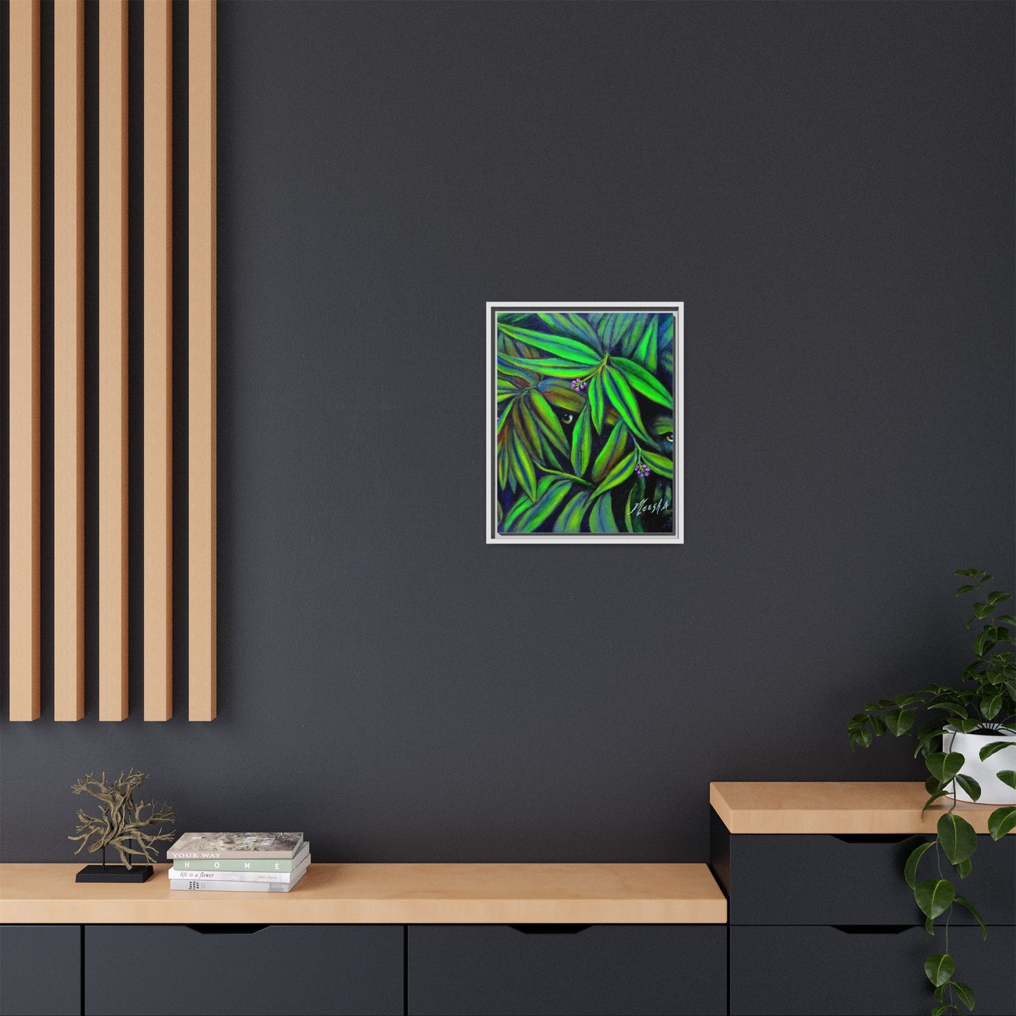 Jeepers Peepers Framed Canvas Print