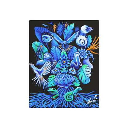 Out of the blue Metal Art Sign