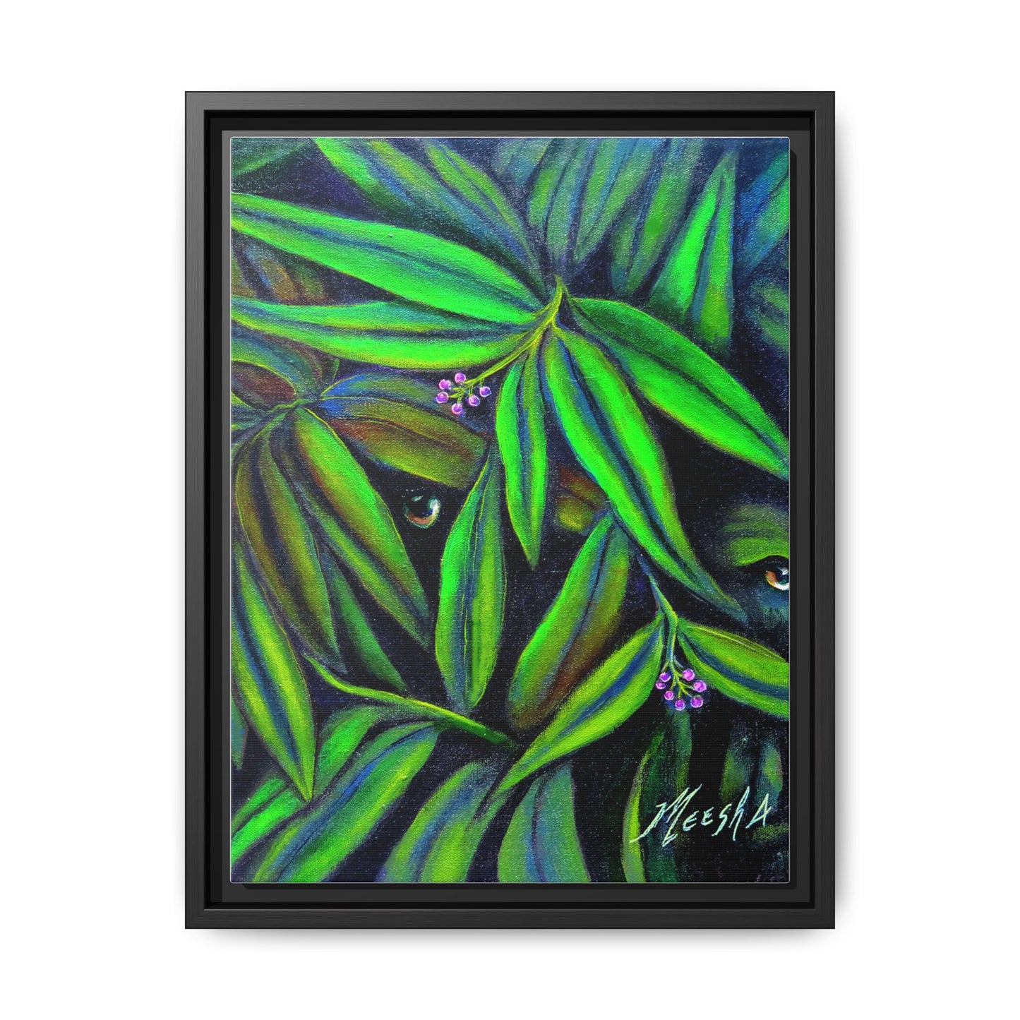 Jeepers Peepers Framed Canvas Print