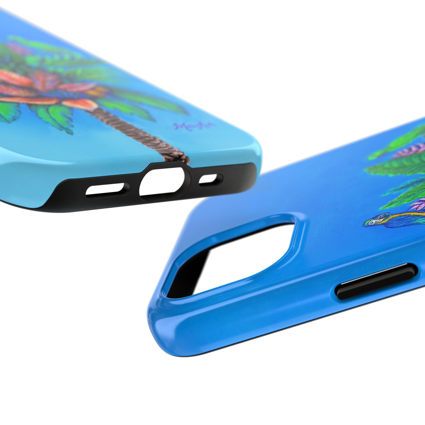 PalmTree of Life Tough Phone Case for Nature Lovers and Parrot heads