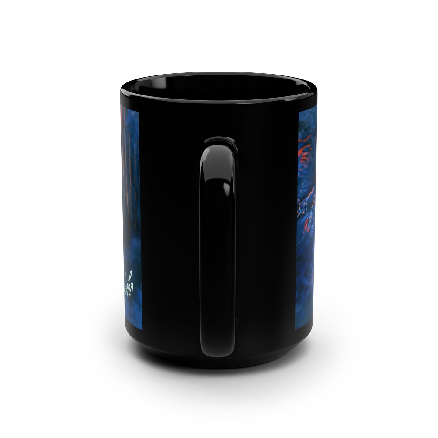 Moonlight Mischief Black Mug, 15oz