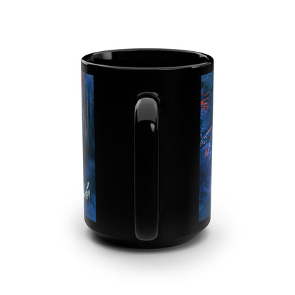 Moonlight Mischief Black Mug, 15oz