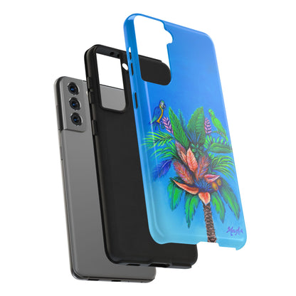 PalmTree of Life Tough Phone Case for Nature Lovers and Parrot heads