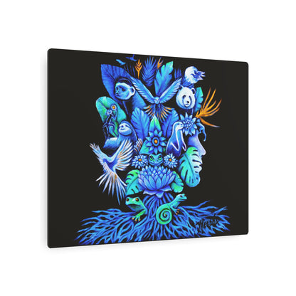 Out of the blue Metal Art Sign