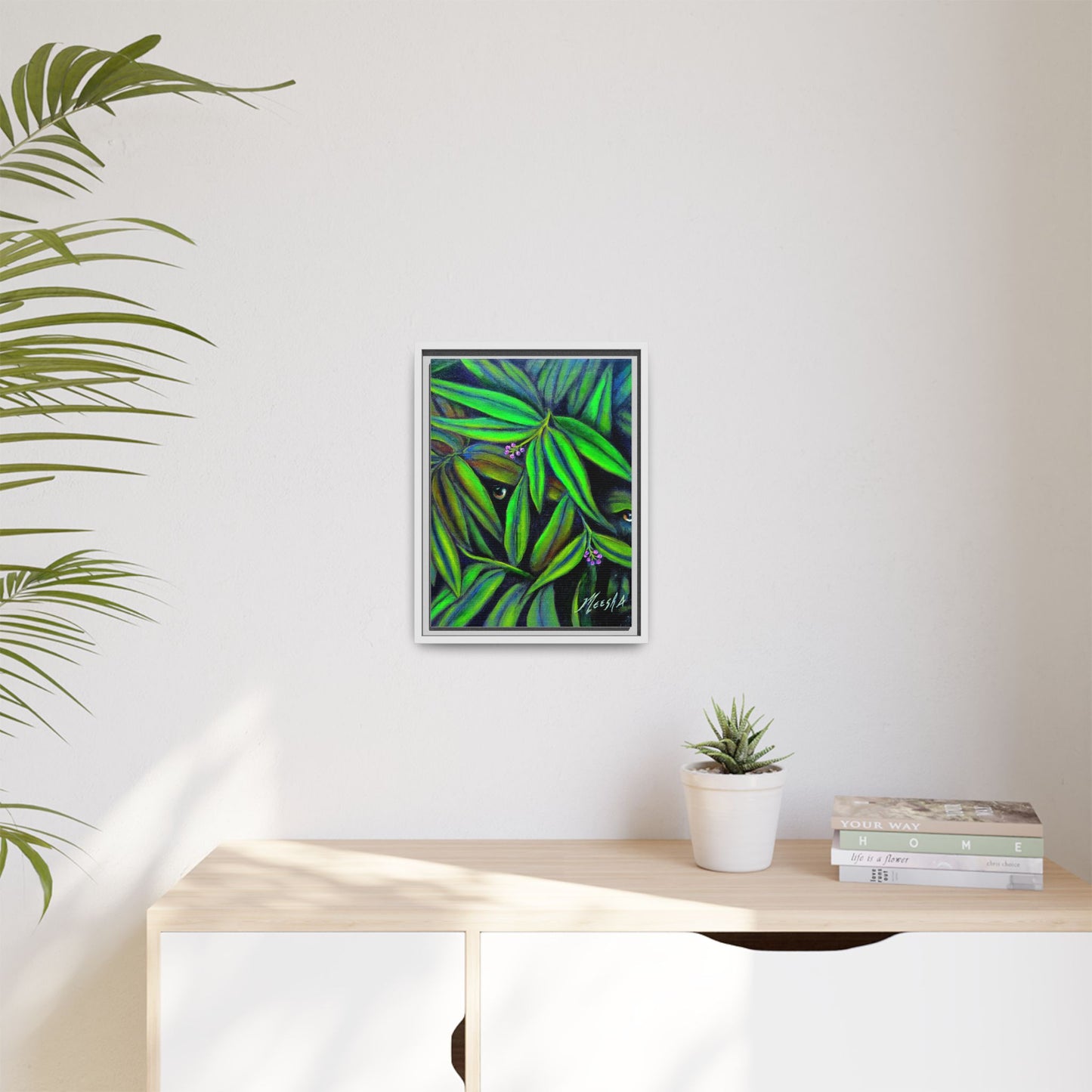 Jeepers Peepers Framed Canvas Print