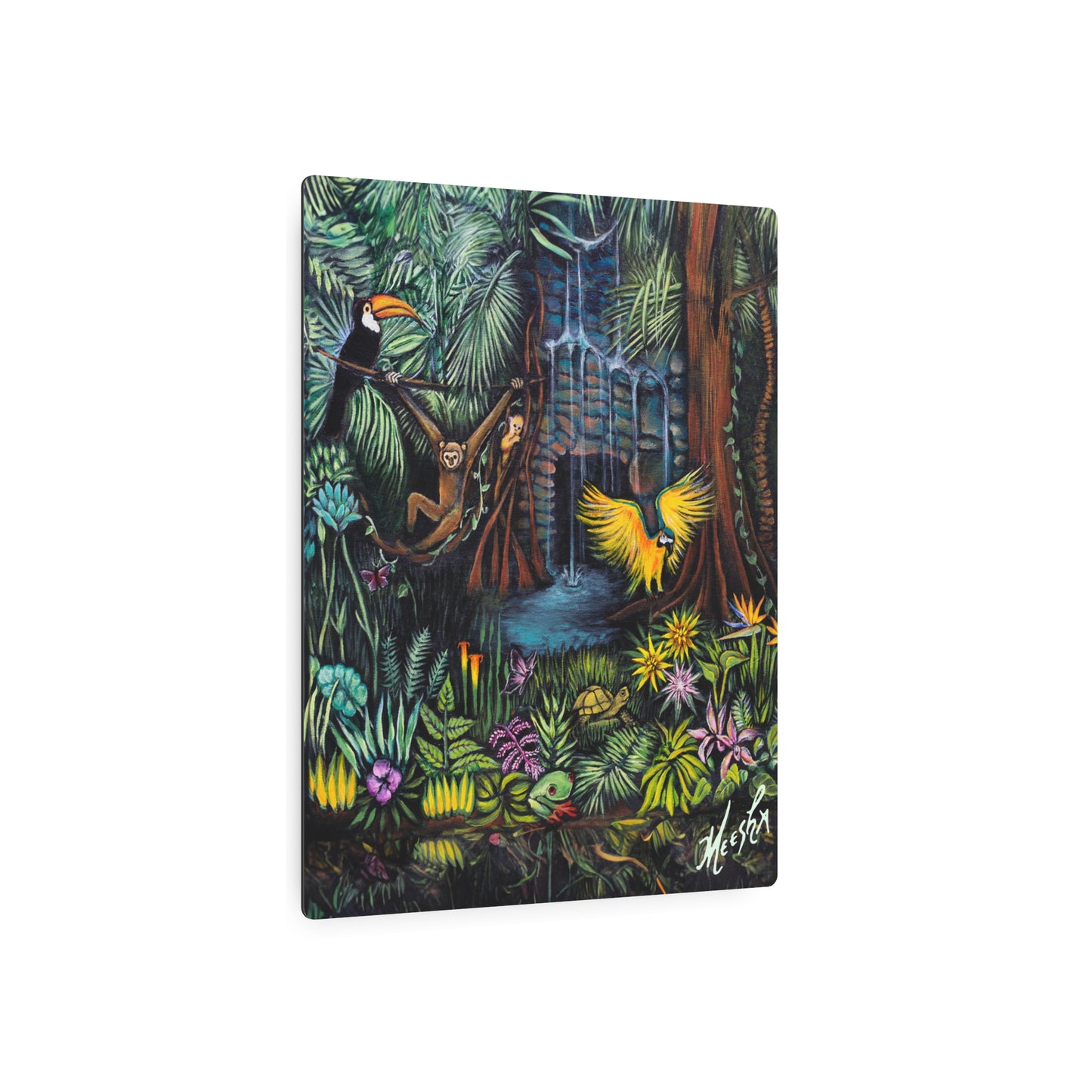Amazonia Metal Art Sign