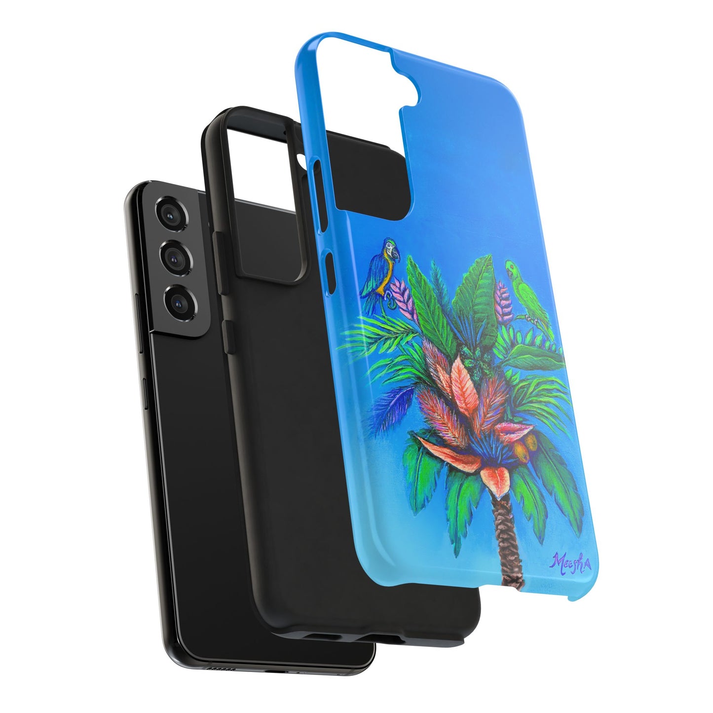 PalmTree of Life Tough Phone Case for Nature Lovers and Parrot heads