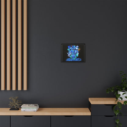 Out of The Blue Framed Canvas Print