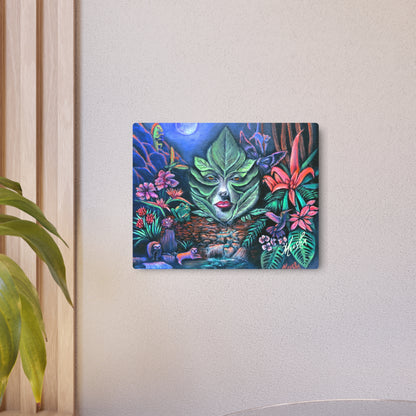Moonlight Mischief Metal Art Sign