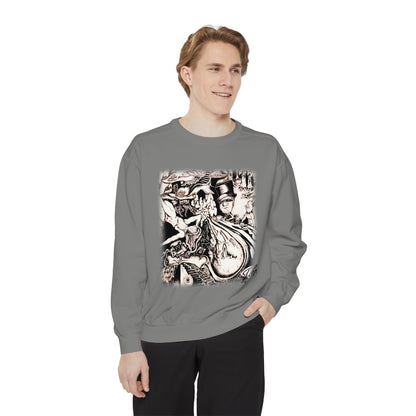 Alice In Wonderland Unisex Garment-Dyed Sweatshirt