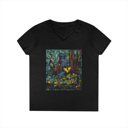 Amazonia  Ladies' Nature Lover V-Neck T-Shirt