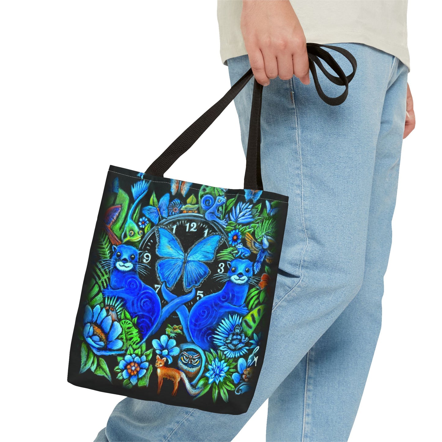 Out of Time Otter Nonsensce Tote Bag