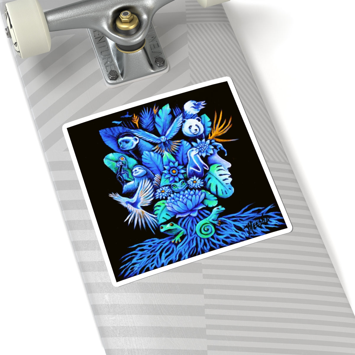 Out of the blue Kiss-Cut Stickers