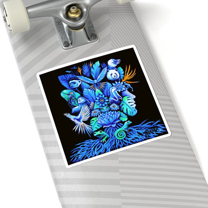 Out of the blue Kiss-Cut Stickers
