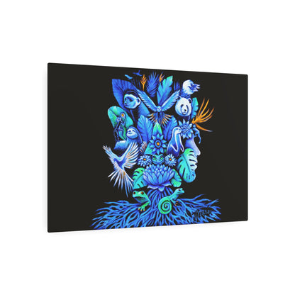 Out of the blue Metal Art Sign