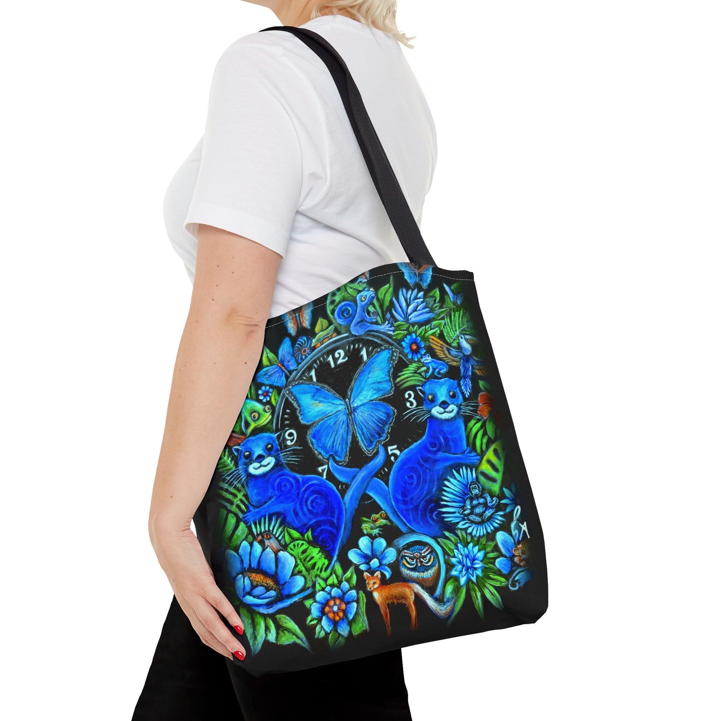 Out of Time Otter Nonsensce Tote Bag