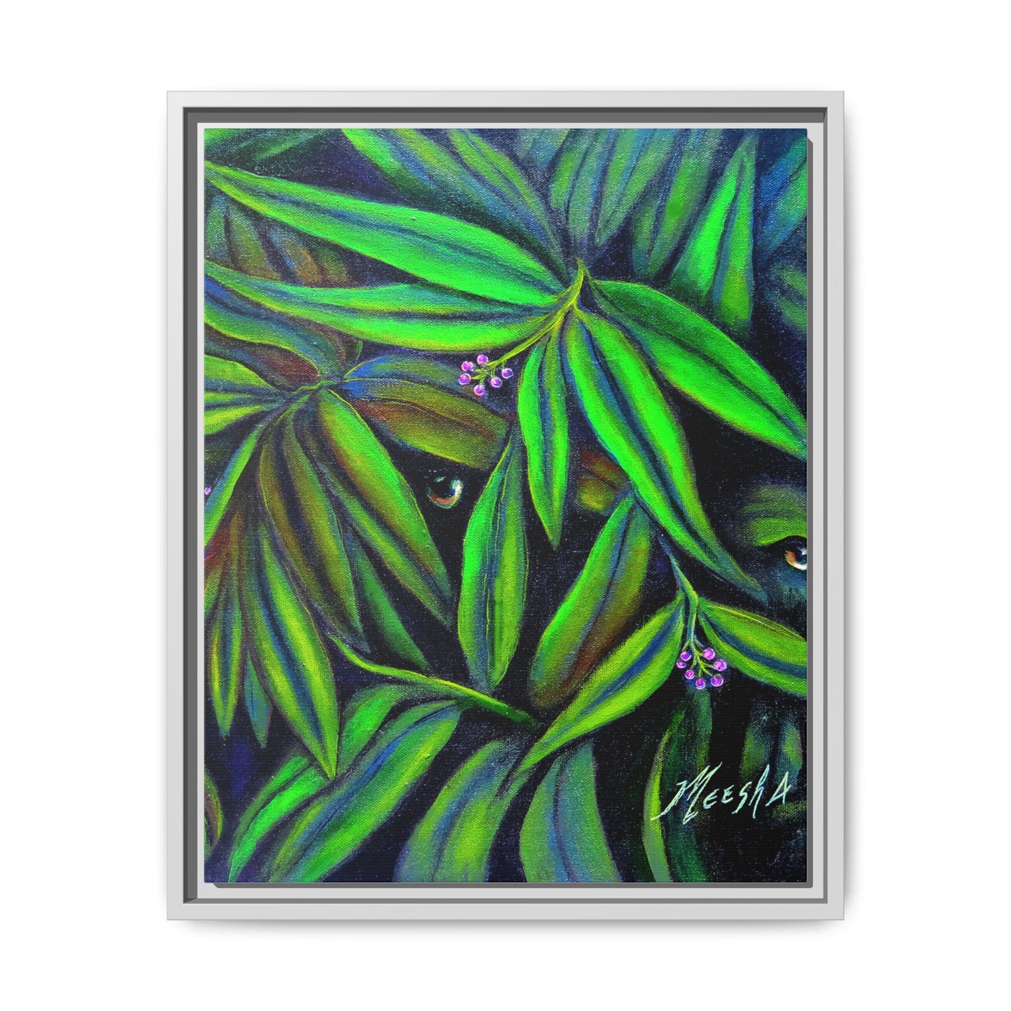 Jeepers Peepers Framed Canvas Print
