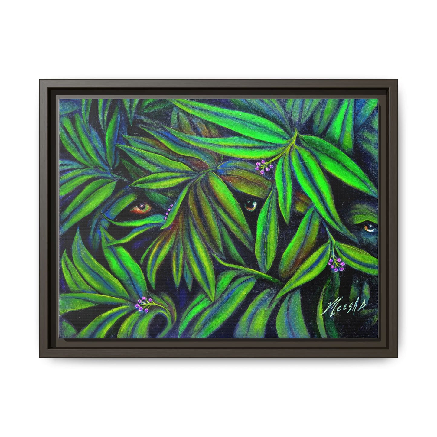 Jeepers Peepers Framed Canvas Print