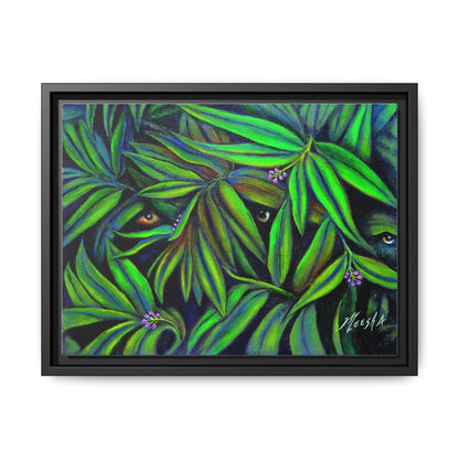 Jeepers Peepers Framed Canvas Print