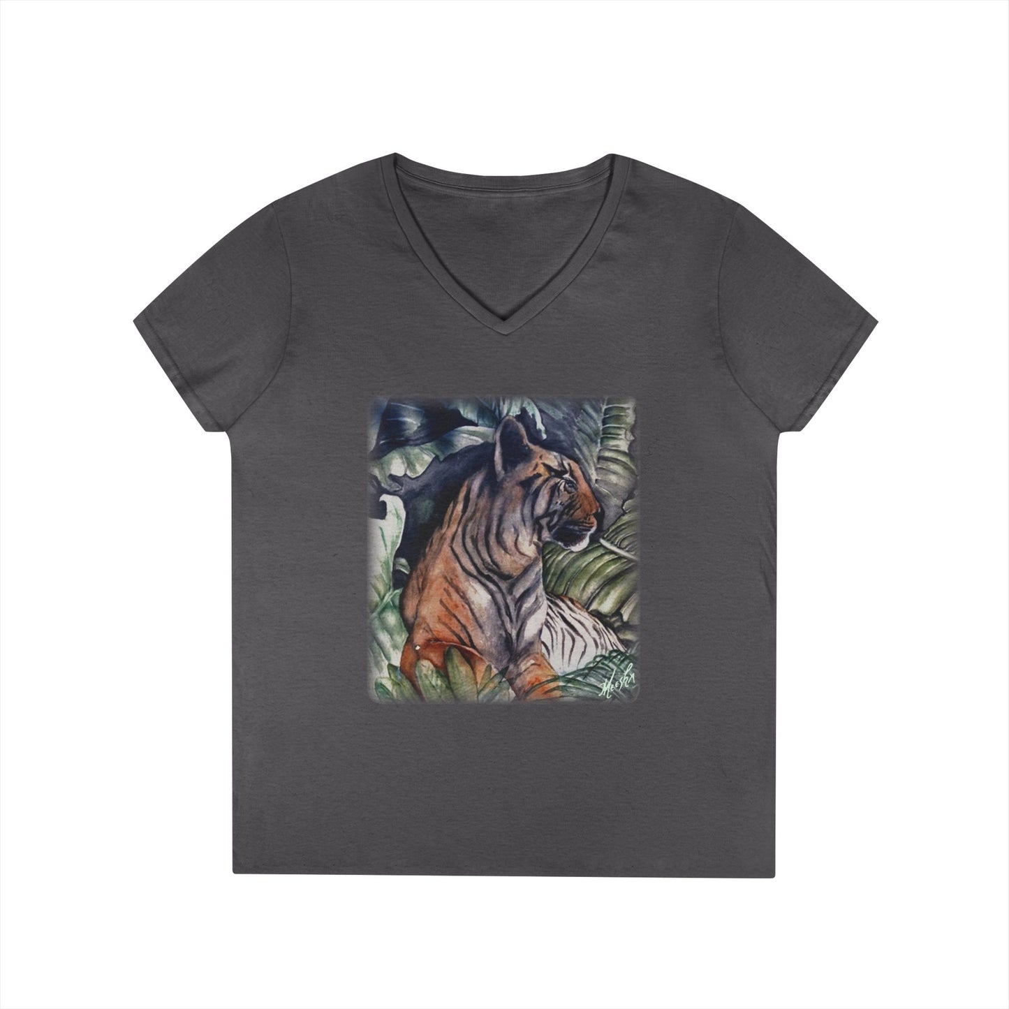 Watchful Warrior Ladies' V-Neck T-Shirt