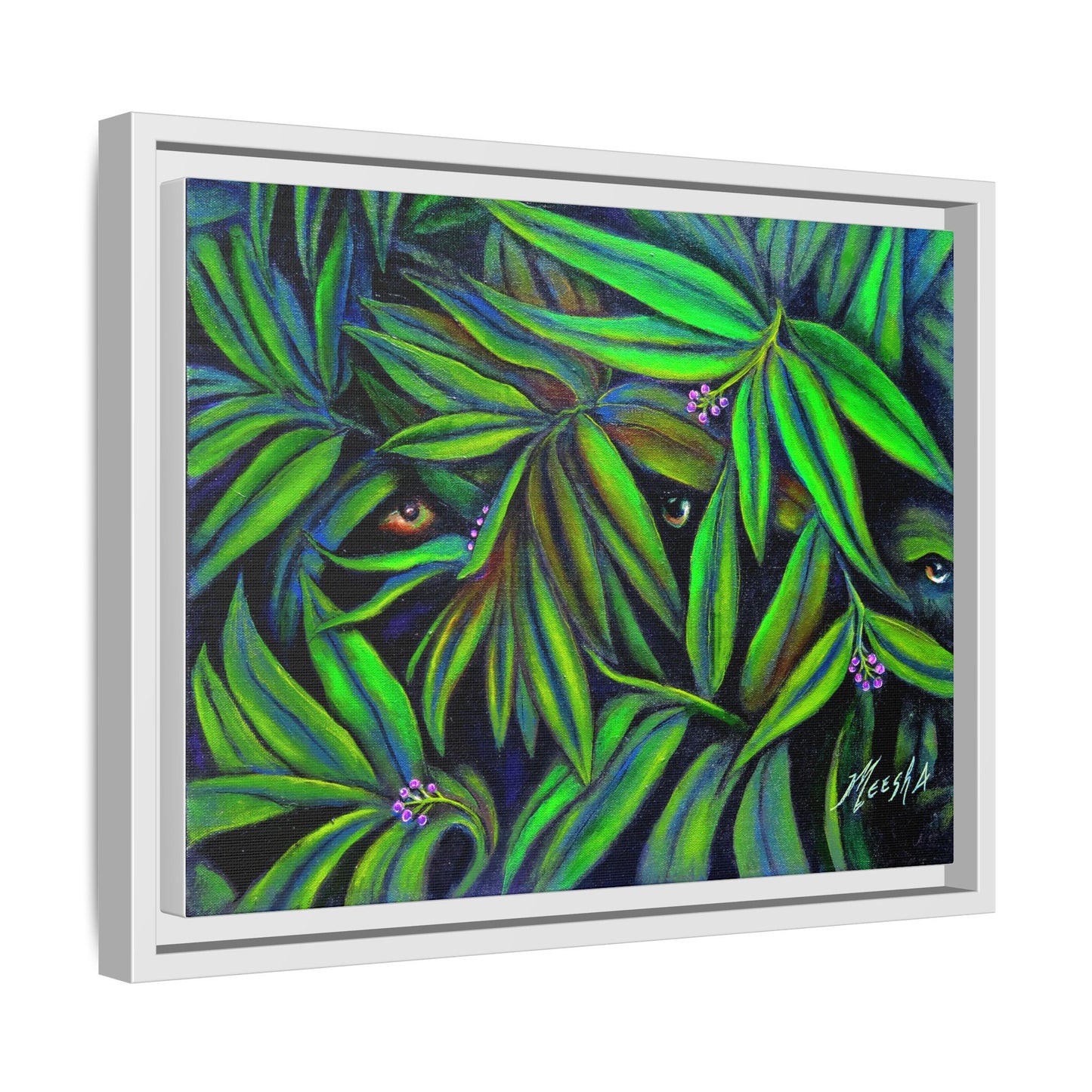 Jeepers Peepers Framed Canvas Print