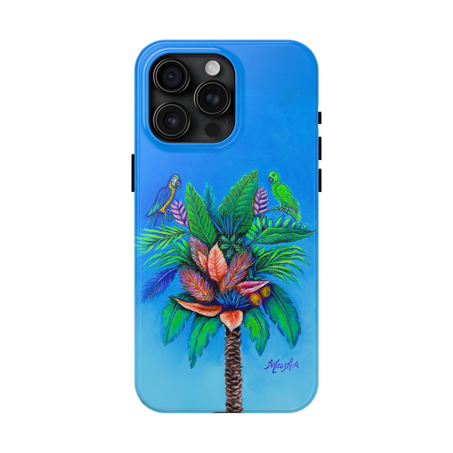 PalmTree of Life Tough Phone Case for Nature Lovers and Parrot heads