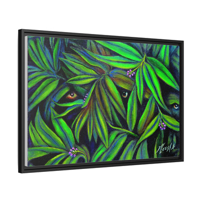Jeepers Peepers Framed Canvas Print