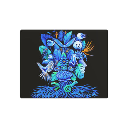 Out of the blue Metal Art Sign