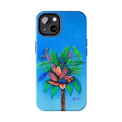 PalmTree of Life Tough Phone Case for Nature Lovers and Parrot heads