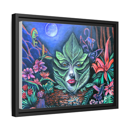 Moonlight Mischief Framed Canvas Print