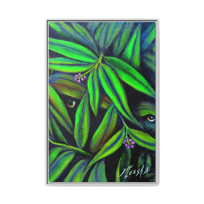 Jeepers Peepers Framed Canvas Print