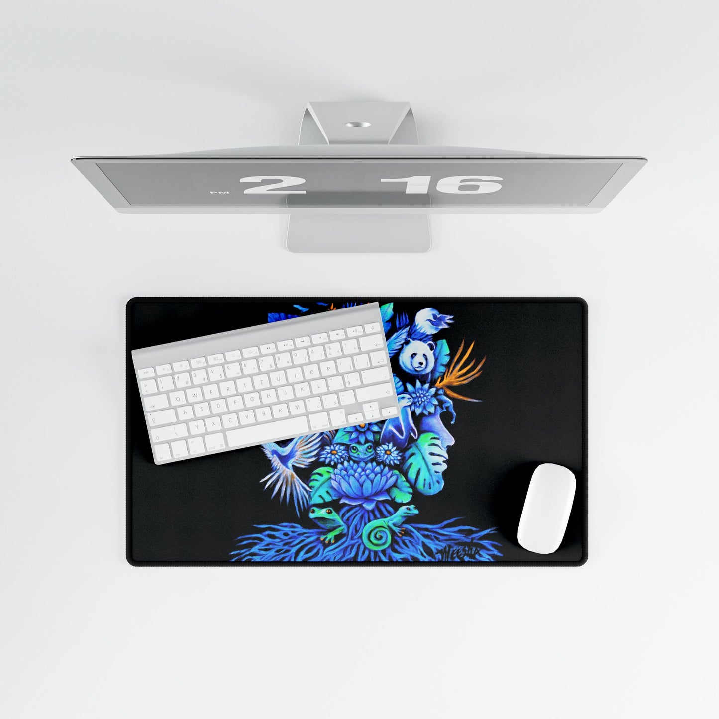 Out of the blue Desk Mats