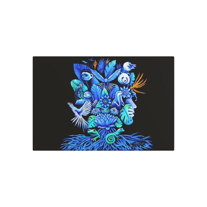 Out of the blue Metal Art Sign