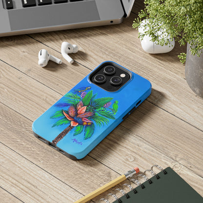 PalmTree of Life Tough Phone Case for Nature Lovers and Parrot heads