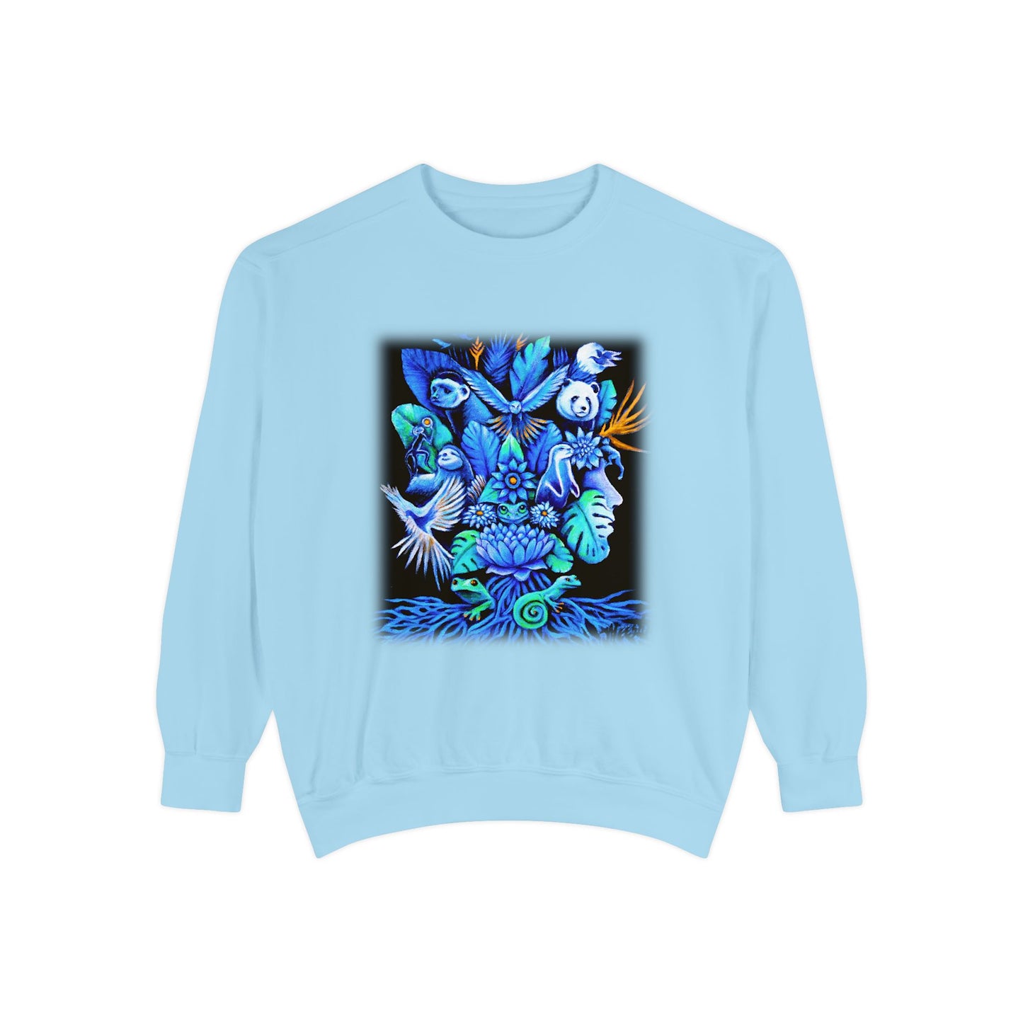 Out of the blue Unisex Garment-Dyed Sweatshirt
