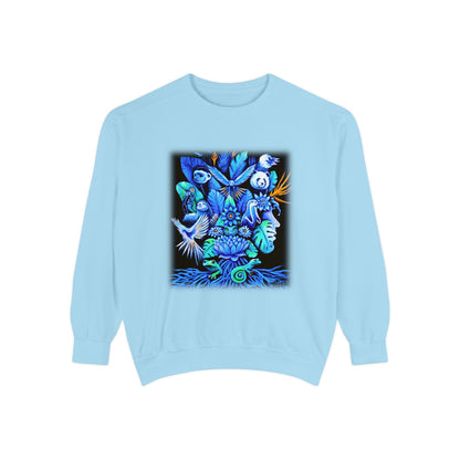 Out of the blue Unisex Garment-Dyed Sweatshirt