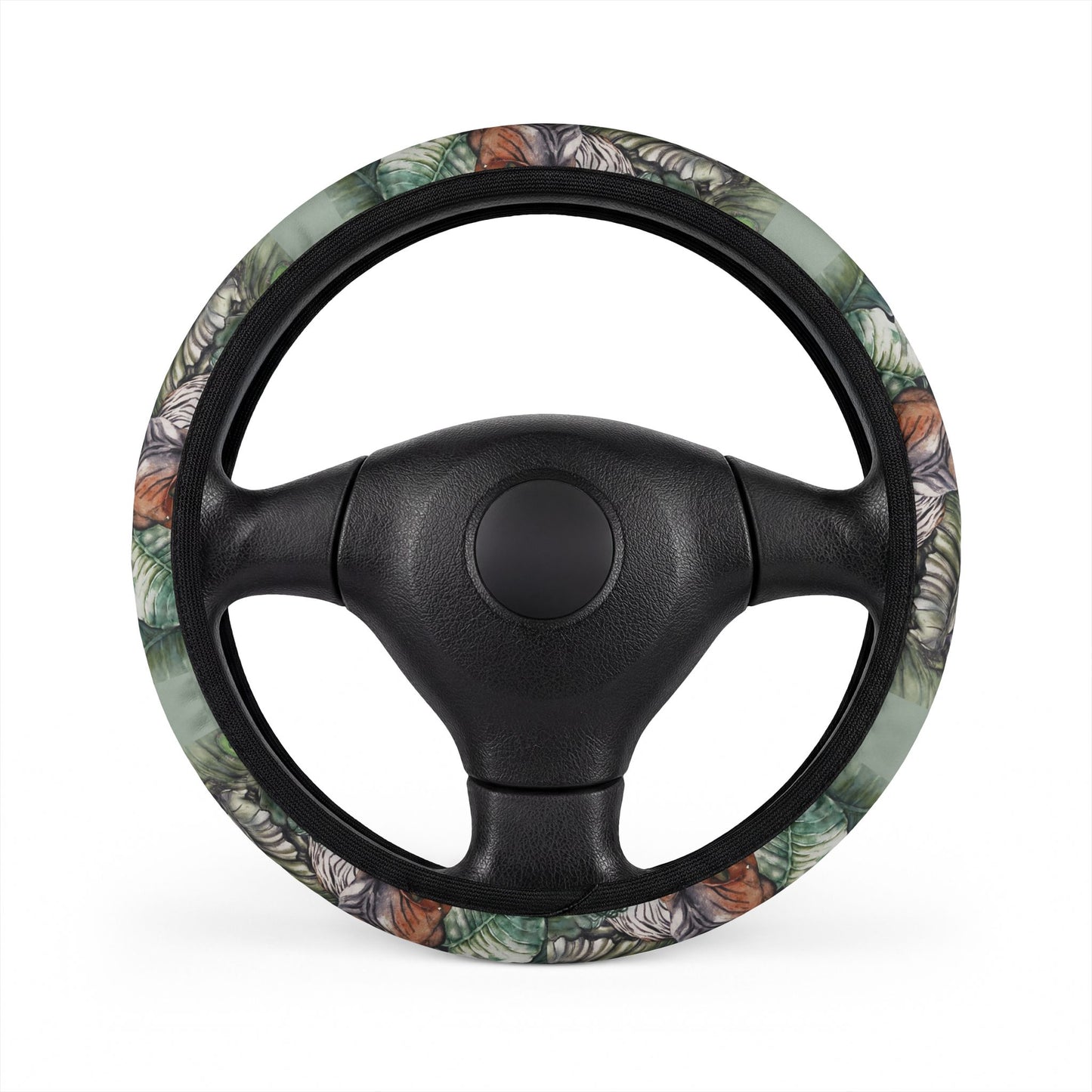 Watchful Warrior Car Steering Wheel Cover