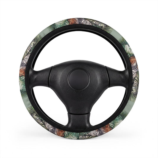 Watchful Warrior Car Steering Wheel Cover