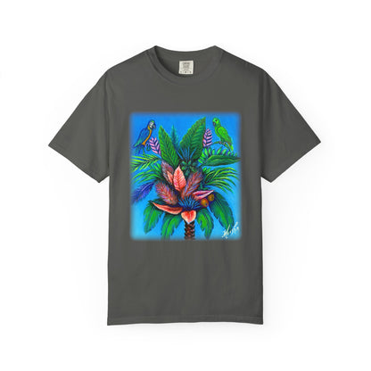 Palm Tree of Life Unisex Garment-Dyed T-shirt