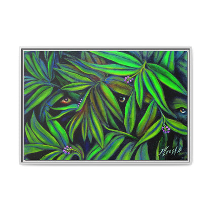 Jeepers Peepers Framed Canvas Print