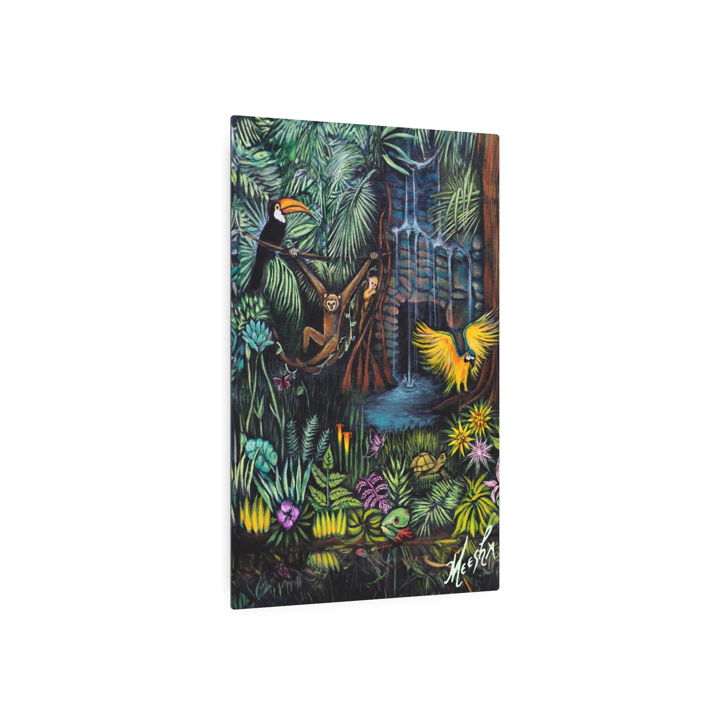 Amazonia Metal Art Sign
